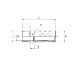 SB08 Sang-A, Steel Silencer 1"