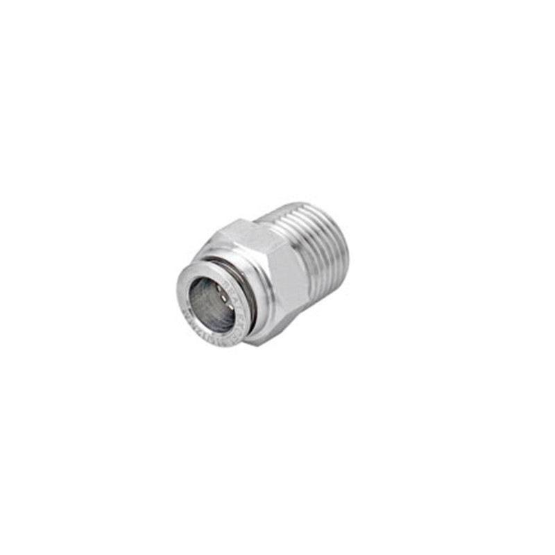 PIFTMC-16-500RT Racor Recto Inox, 16mm x 1/2 BSPT