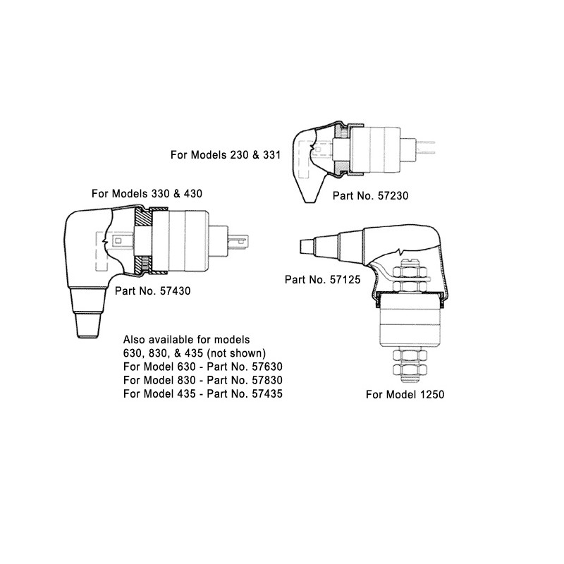 Mercotac 57430, Boot Kit for dust or splash protection