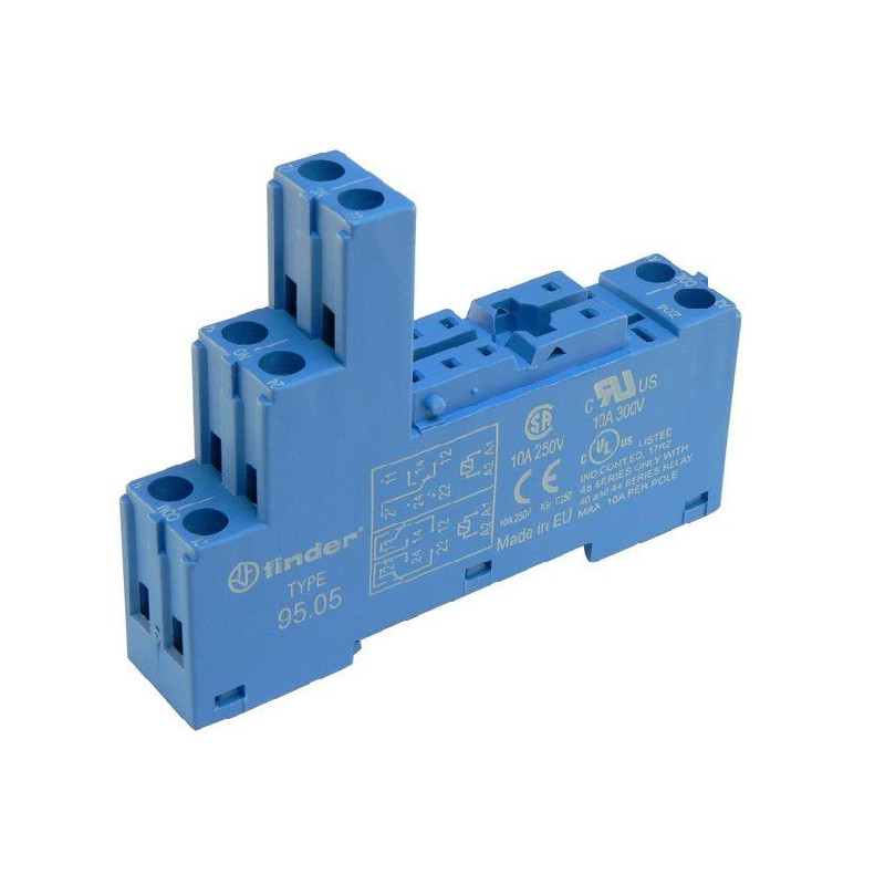 9505SPA Socket for 40, 41 and 43 series relays