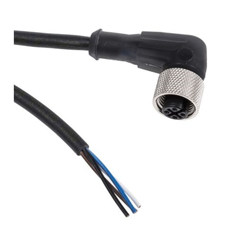 12FA4A5Z Cable Female-M12-Right Angle 4 pin 5m L