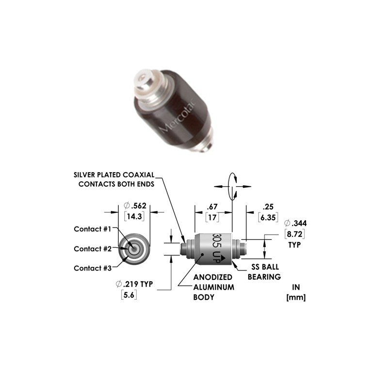 MERCOTAC 305 CONECTORES ELÉCTRICOS ROTATIVOS