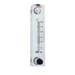 Flowmeter Range 0-10 SCFH Air Dwyer RMA-5-TMV 