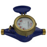 Dwyer WM2-A-C-04 Medidor de agua multichorro de latón de 1" (GPM)