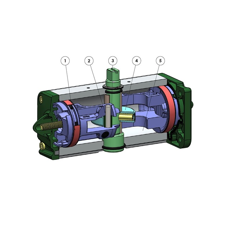 GD08 Actuador Neumatico DA08 ACTUATECH