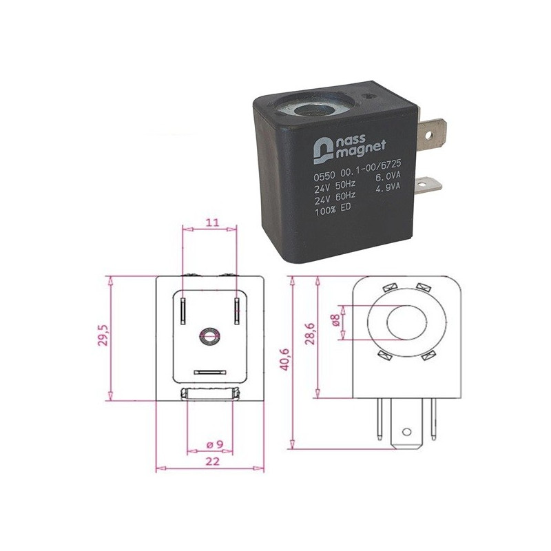 Coil 220V for Valve Tpc Pneumatic