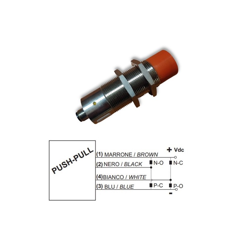 B12E3015SCC5 Sensor Inductivo M30 Push Pull