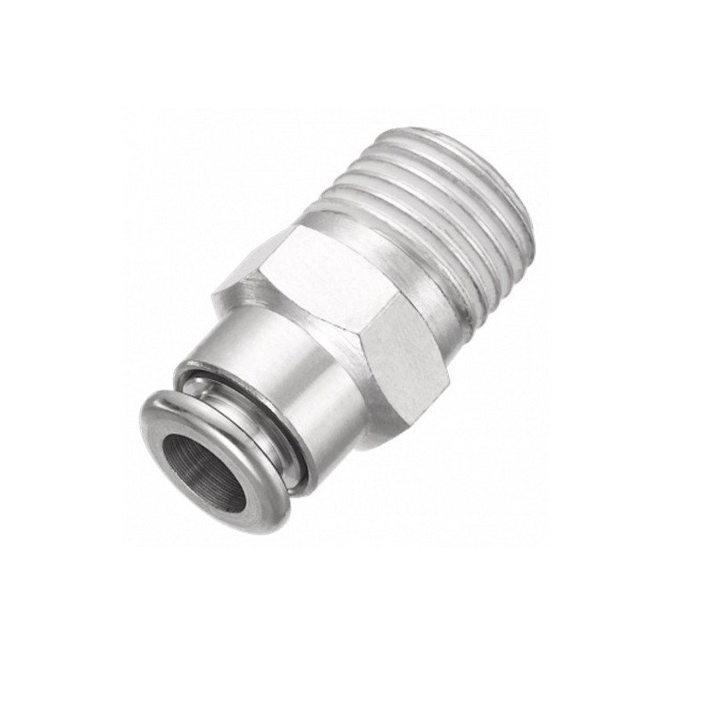 conector rapido recto metalico 6 x 1/8