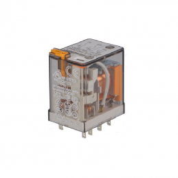 553280240054 Finder Relé 2CO , DPDT, 24Vac, 10A con led