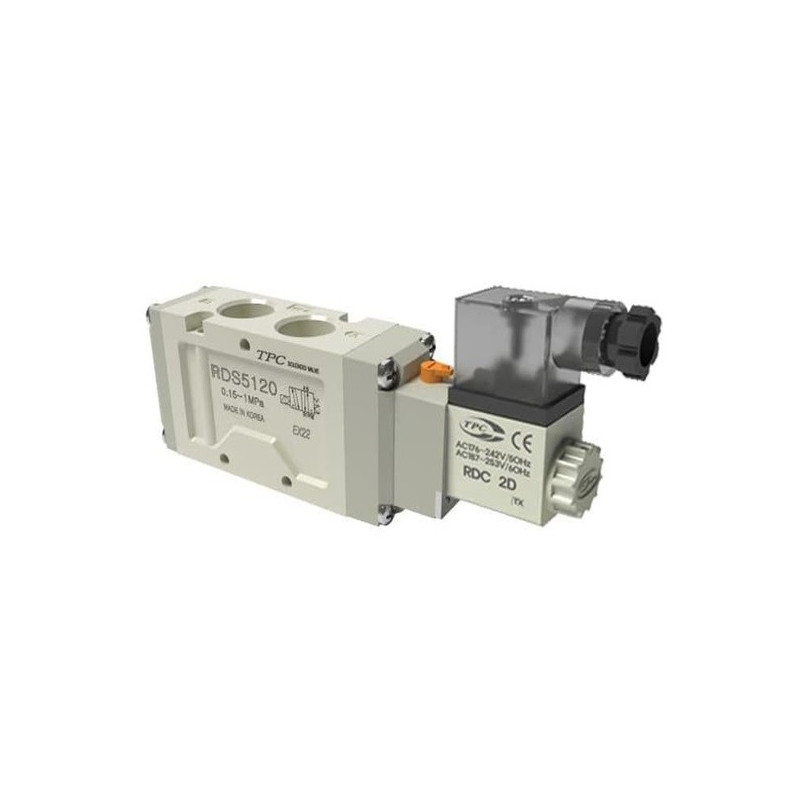 RDS5120-5D-04 5/2 TPC Mechatronics 5/2, way pneumatic valve