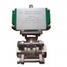 Ball Valve 3Pcs Inox 1/2, with Pneumatic Actuator Actuatech