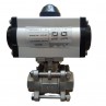 Ball Valve 3Pcs Inox 1/2, with Pneumatic Actuator + Namur