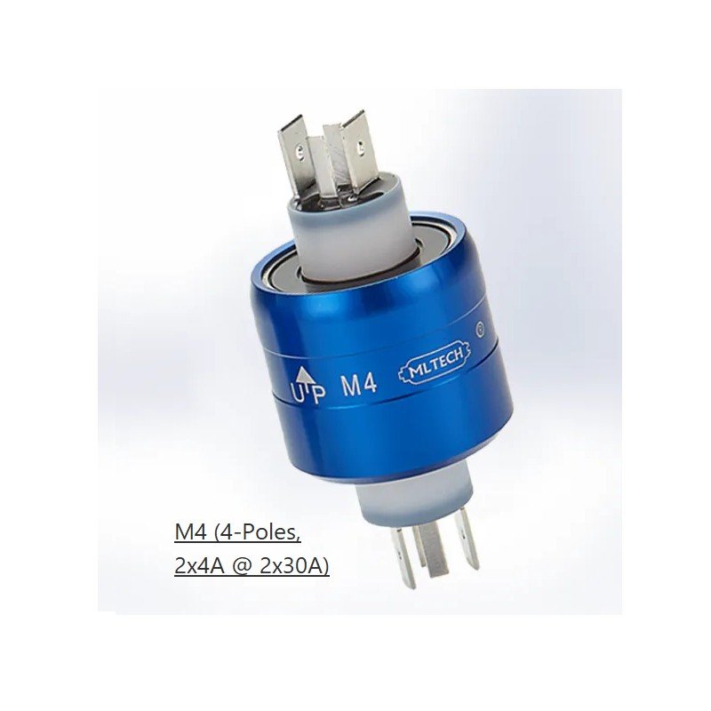 Conector Rotativo Electrico M4, Mltech