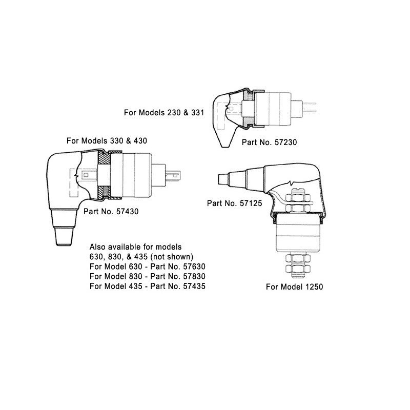 Mercotac 57430, Boot Kit for dust or splash protection