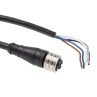 Cable conector para sensor M12 Recto 4Pines 2M