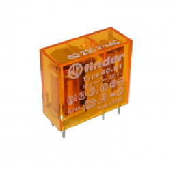 403181200000 Finder Relé PCB Relays, 1CO, 120 Vac, 10A, 3.5mm
