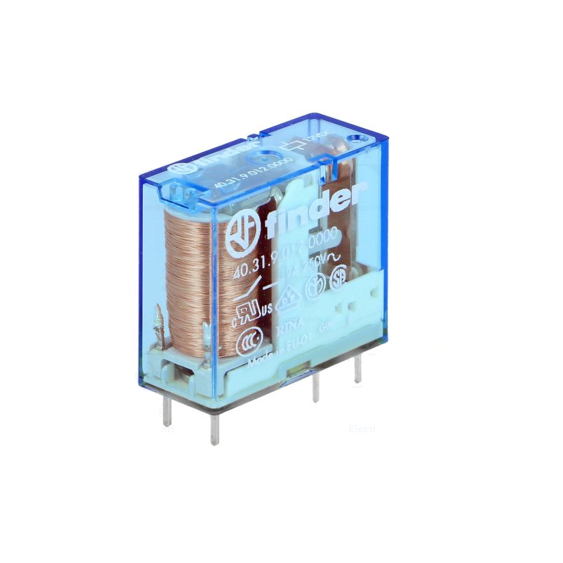 403190240000 Finder Relé PCB Relays, 1CO, 24 Vdc, 10A, 3.5mm 403190240000 Finder Relé PCB Relays, 1CO, 24 Vdc, 10A, 3.5mm