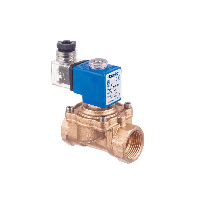 Válvula solenoide 3/4 220VAC Baja Presión (NC)