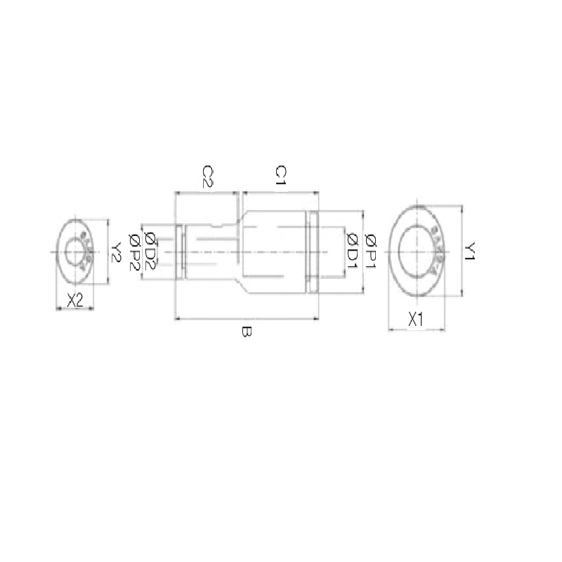 Sang-A Pneumatic Reducer 10 - 6mm GPG1006