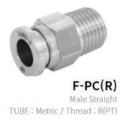 Male Straight Inox 316