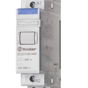 222290244000 Finder Contactor 20A, 2NA, 24Vdc