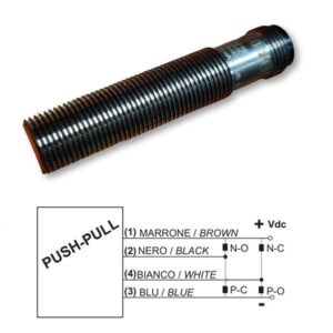 B12185SCC5 Sensor Inductivo M18 Push Pull
