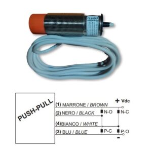 B12EG3015SC Sensor Inductivo M30 PNP-NPN Push Pull