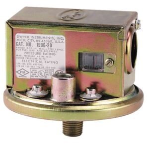 Dwyer 1996-20 Interruptor de presión de gas