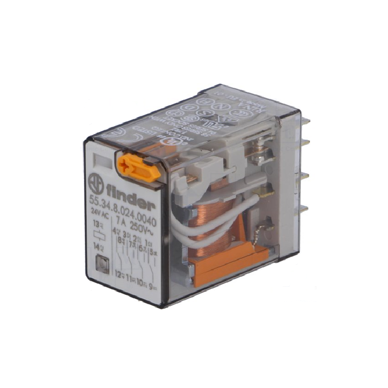 592.png Finder 553482300040 Relés 4PDT, 230 Vac, 7A - Imagen 1