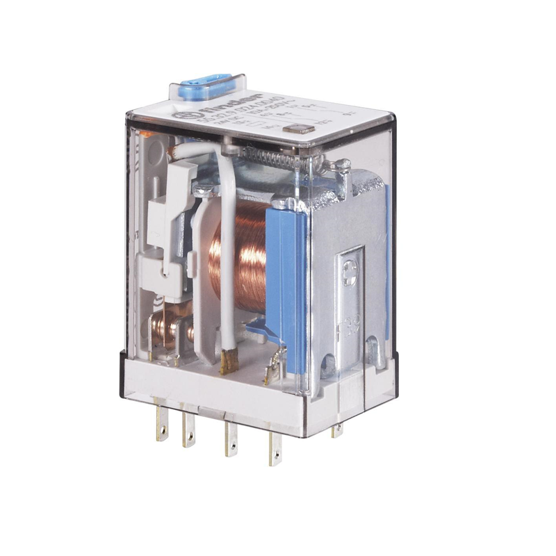 651.png Finder 553491250074 Relé 4PDT, 125 Vdc, 7A led - Imagen 1